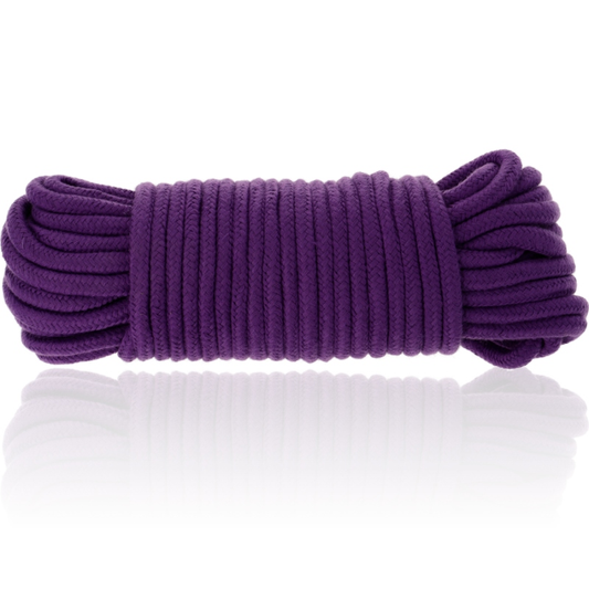 DARKNESS - COTTON BONDAGE ROPE 20 METERS LILAC - 1