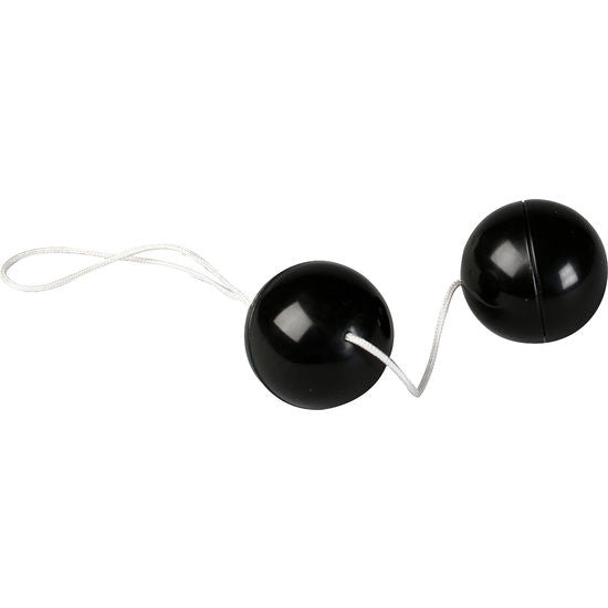 SEVEN CREATIONS - SUPERSOFT ORGASMIC BALLS BLACK - 1