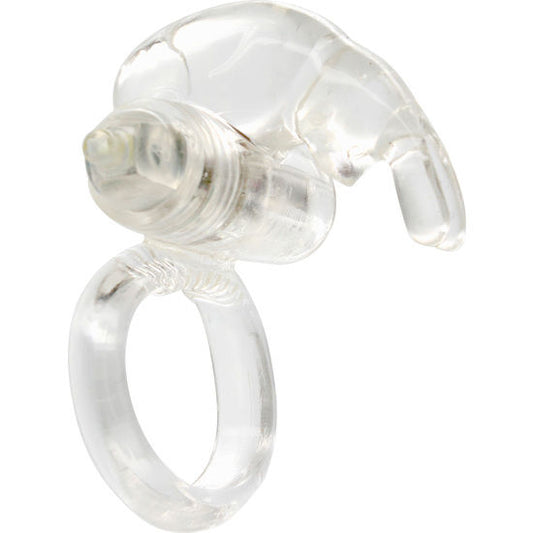 SEVEN CREATIONS - TRANSPARENT SILICONE VIBRATOR RING - 1