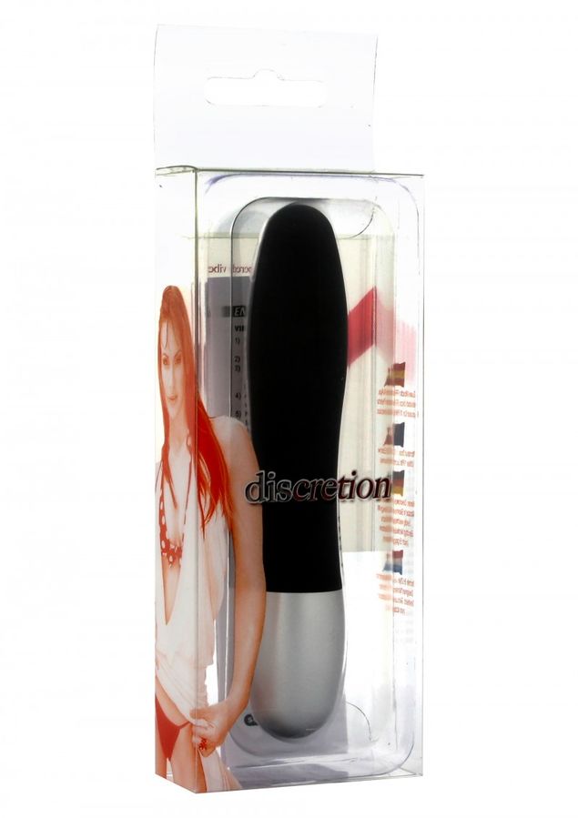 SEVEN CREATIONS - DISCRETION BLACK VIBRATOR - 2