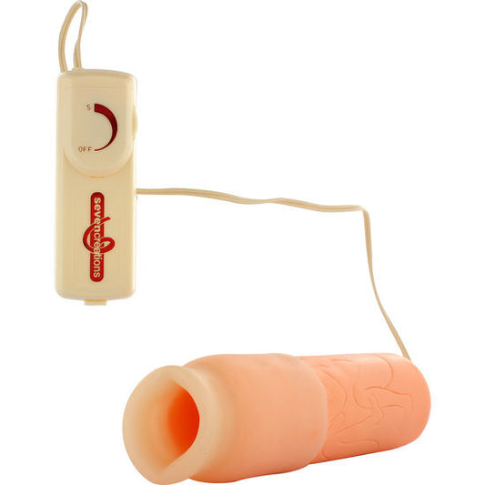 SEVEN CREATIONS - GOLD MASTURBATOR WITH VIBRATION - 1