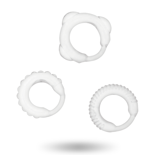ADDICTED TOYS - TRANSPARENT C-RING SET