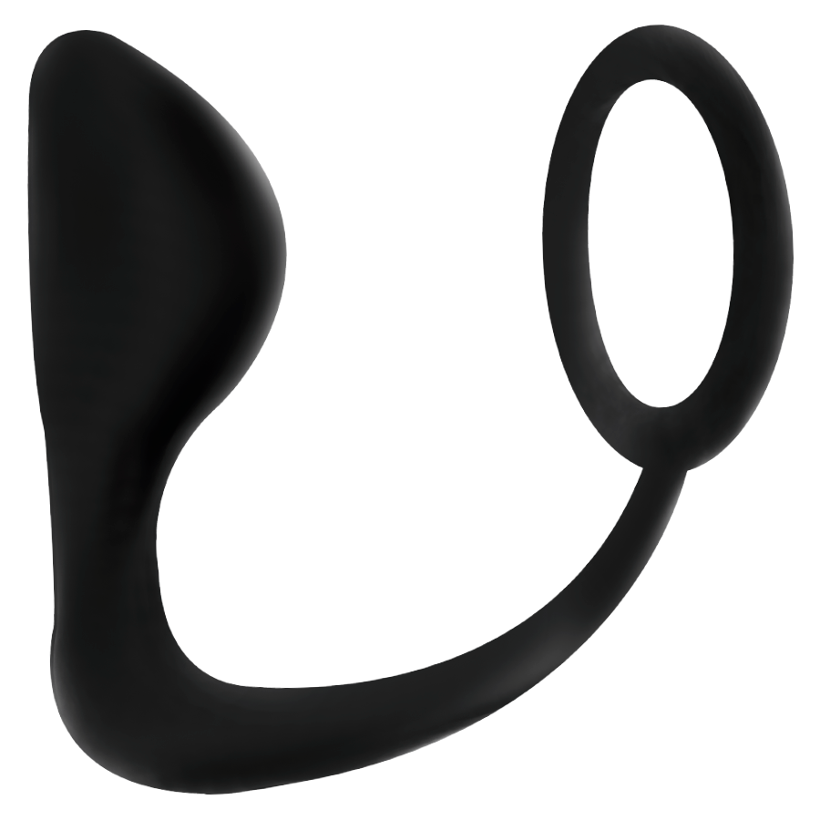 ADDICTED TOYS - ANAL PLUG WITH BLACK PENIS RING - 4