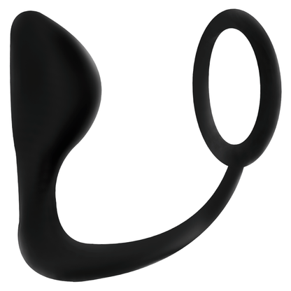 ADDICTED TOYS - ANAL PLUG WITH BLACK PENIS RING - 4