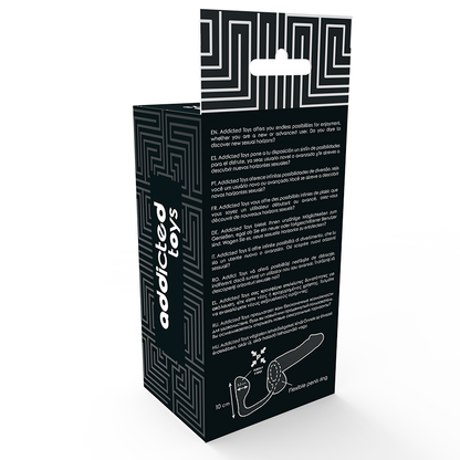 ADDICTED TOYS - BUTT PLUG WITH BLACK COCK RING