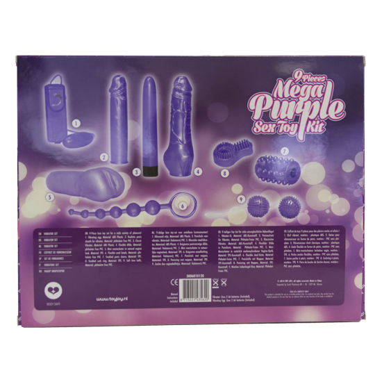 TOYJOY - JUST FOR YOU PURPLE SEX TOY MEGA KIT
