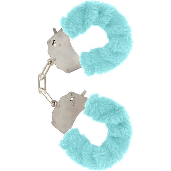 TOYJOY - FURRY FUN CUFFS BONDAGE BLUE - 2