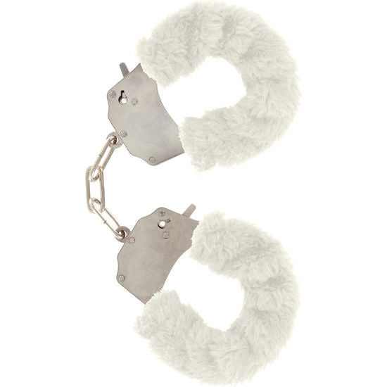 TOYJOY - FURRY FUN CUFFS BONDAGE WHITE - 1