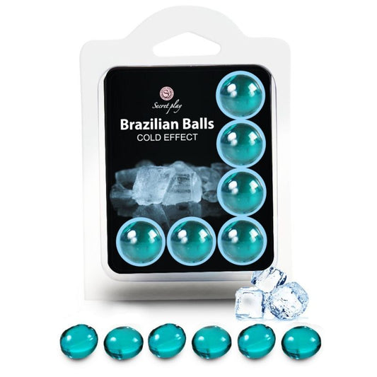 SECRETPLAY - SET 6 BRAZILIAN BALLS COLD EFFECT - 1