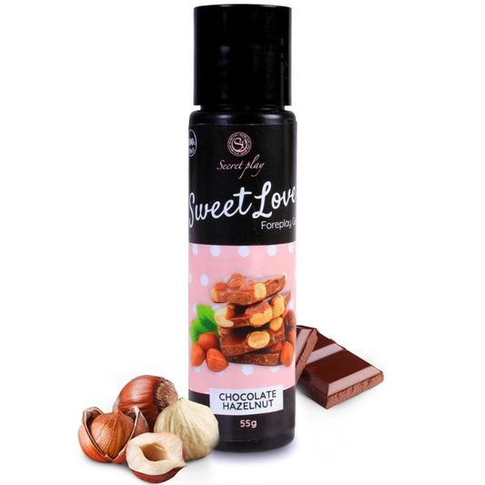 SECRETPLAY - GEL SWEET LOVE CHOCOLATE WITH HAZELNUT 60 ML - 1