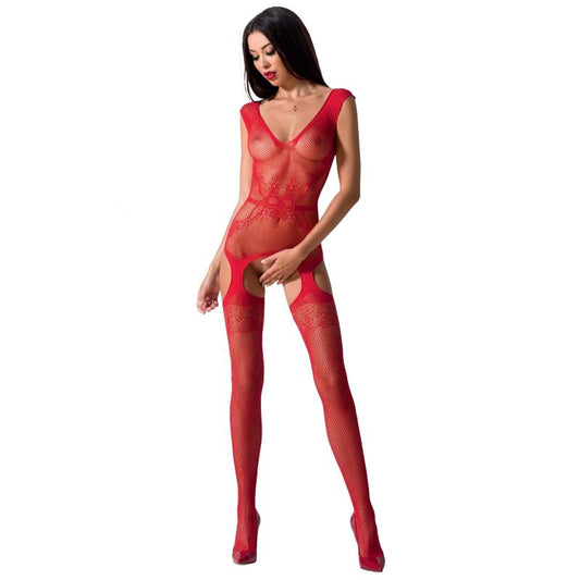 PASSION - WOMAN BS062 RED BODYSTOCKING ONE SIZE - 1