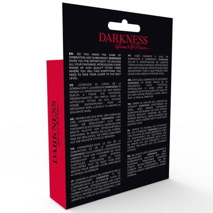 DARKNESS - HARNESS WITH HOLE ONE SIZE - 2