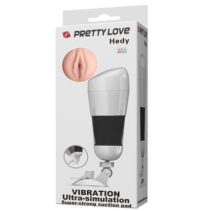 PRETTY LOVE - HEDY VAGINA MASTURBATOR WITH VIBRATION - 10