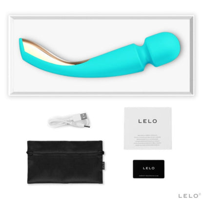 LELO - SMART WAND 2 BORDEAUX - TURQUOISE - 5
