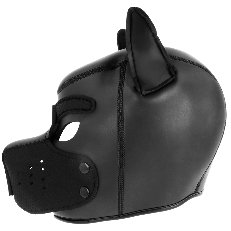 DARKNESS - NEOPRENE DOG MASK WITH REMOVABLE MUZZLE L - 3