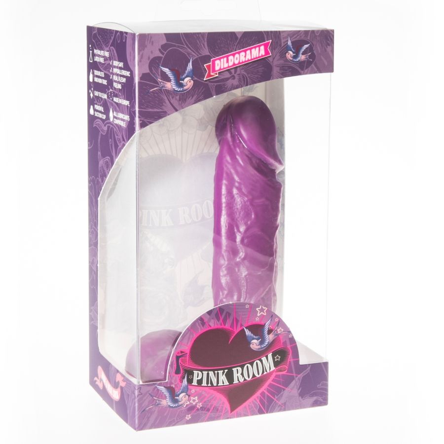 PINK ROOM - AMADEO REALISTIC DILDO PURPLE 15.5 CM - 2