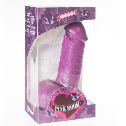 PINK ROOM - DILDO NAO REALISTIC PURPLE 16 CM