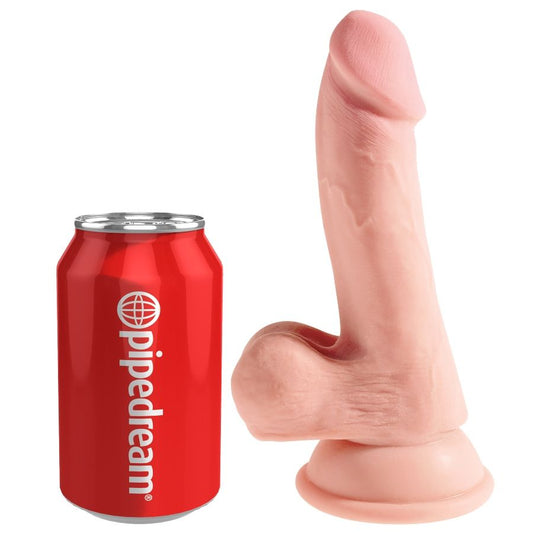 KING COCK - TRIPLE DENSIT DILDO 14 CM