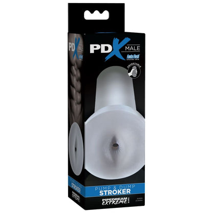 PDX MALE - PUMP AND STROKER DUMP - CLEAR