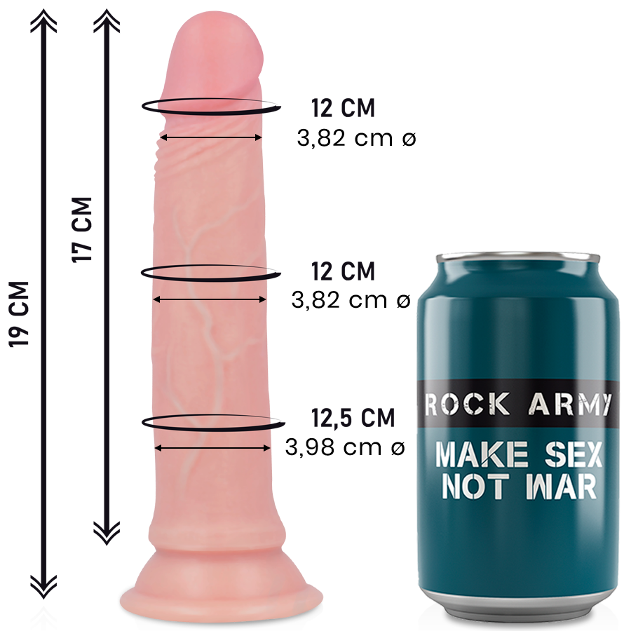 ROCKARMY - ROCKARMY LIQUID SILICONE PREMIUM AVENGER REALISTIC 19 CM -O- 3.98 CM - 6