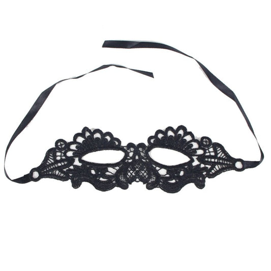 QUEEN LINGERIE - BLACK MASK ONE SIZE - 1