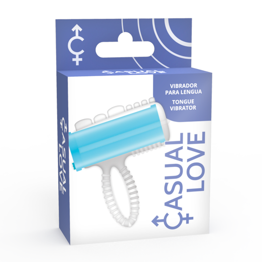 CASUAL LOVE - RING TONGUE VIBRATING BLUE - 1
