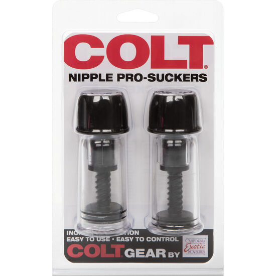 CALEXOTICS - COLT SUCTION CUPS WITH STIMULATING WAVES FOR THE NIPPLE, BLACK - 2