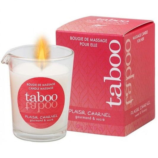 RUF - TABOO MASSAGE CANDLE FOR HER PLAISIR CHARNEL COCOA FLOWER AROMA - 1