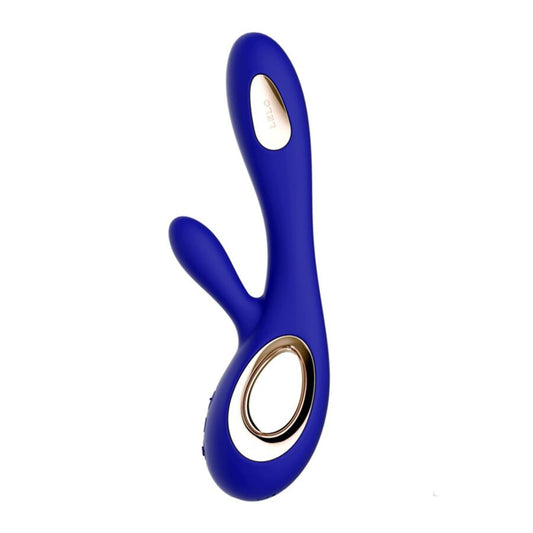 LELO - SORAYA WAVE VIBRATOR RABBIT MIDNIGHT BLUE - 1
