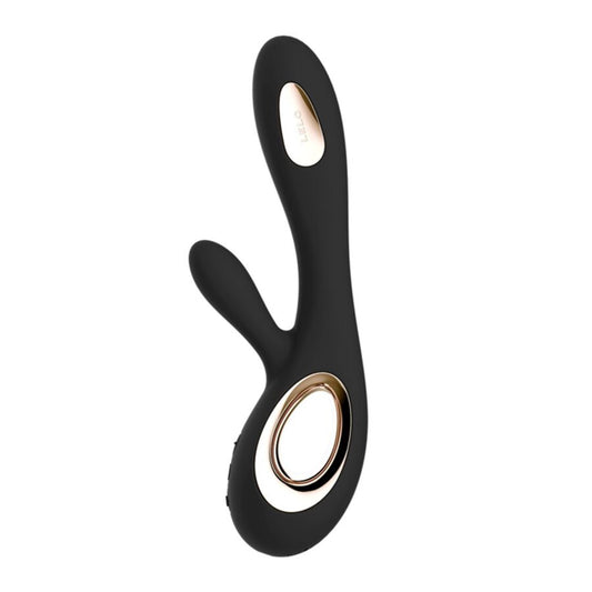 LELO - SORAYA WAVE VIBRATOR RABBIT BLACK - 1