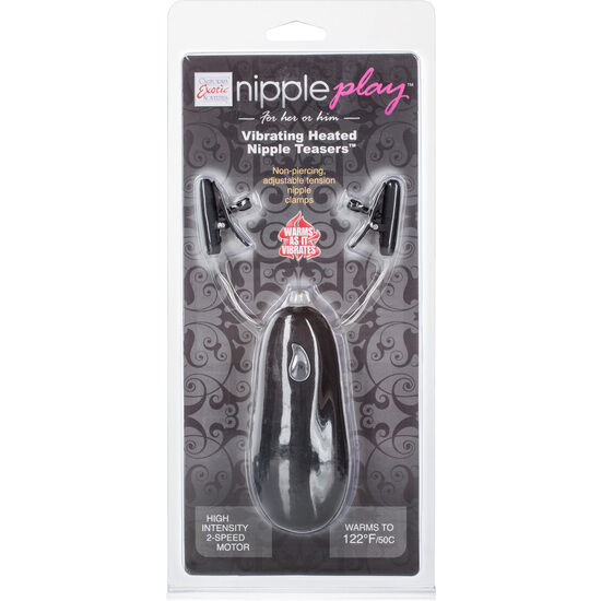 CALEXOTICS - VIBR HEATED NIPPLE TEASERS BLACK - 3