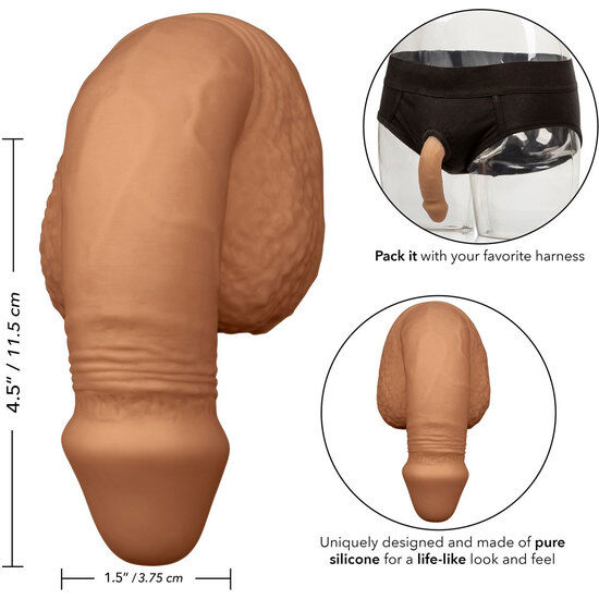 CALEXOTICS - SILICONE PACKING PENIS 12.75 CM CARAMEL - 4