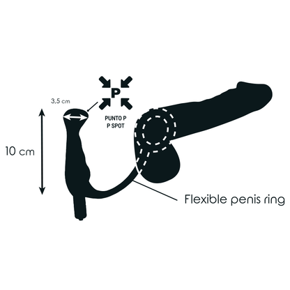 ADDICTED TOYS - VIBRATOR PROST TICO BLACK 10 CM - 1