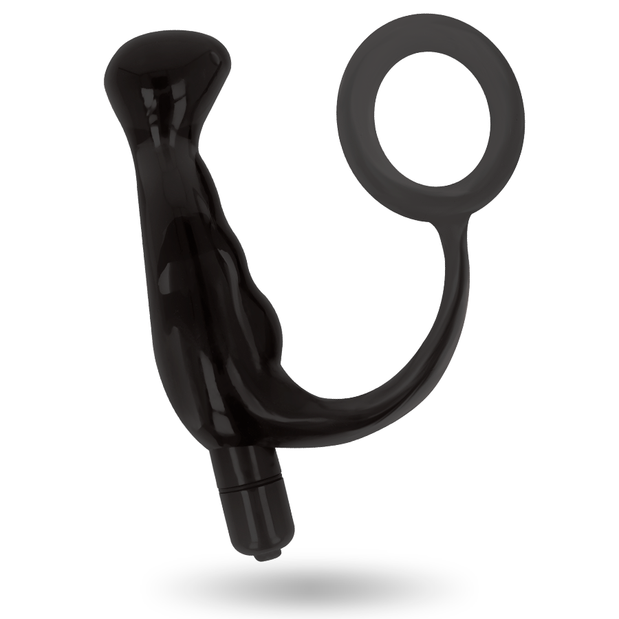 ADDICTED TOYS - BLACK PROST TIC VIBRATOR 10 CM