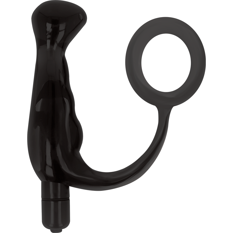 ADDICTED TOYS - BLACK PROST TIC VIBRATOR 10 CM