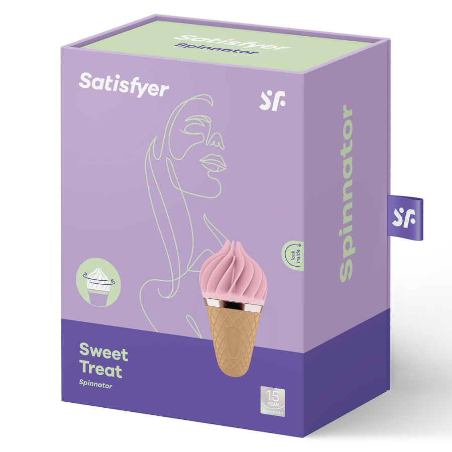 SATISFYER - SPINNATOR SWEET TREAT BLACK
