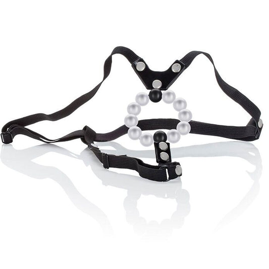 CALEXOTICS - LOVERS THONG W. PLEASURE PEARLS - 1