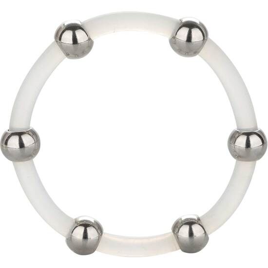 CALEXOTICS - STEEL BEADED SILICONE RING XL - 1