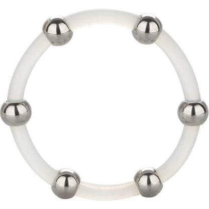 CALEXOTICS - STEEL BEADED SILICONE RING XL - 1