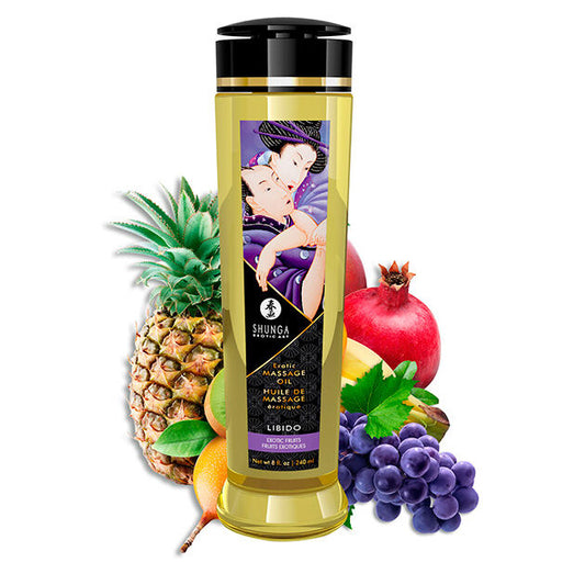 SHUNGA - EROTIC MASSAGE OIL LIBIDO 240 ML - 1