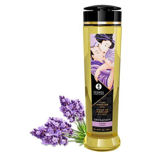 SHUNGA - SENSATION EROTIC MASSAGE OIL 240 ML - 1
