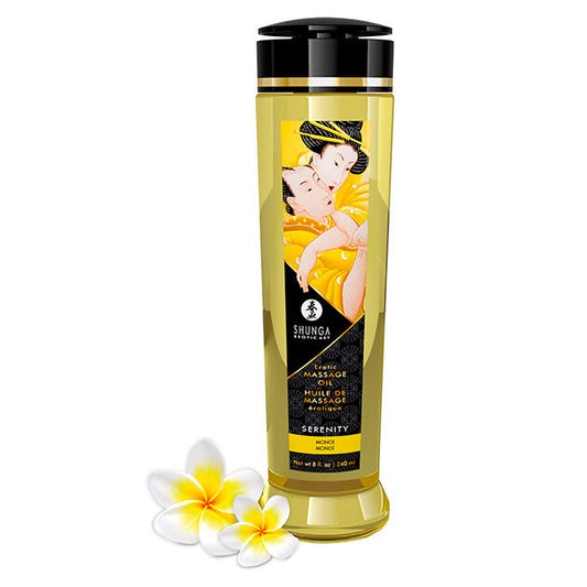 SHUNGA - SERENITY EROTIC MASSAGE OIL 240 ML - 1