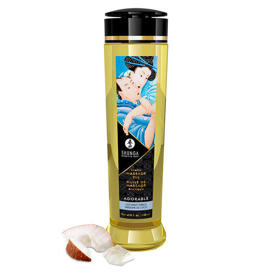 SHUNGA - ADORABLE EROTIC MASSAGE OIL 240 ML - 1