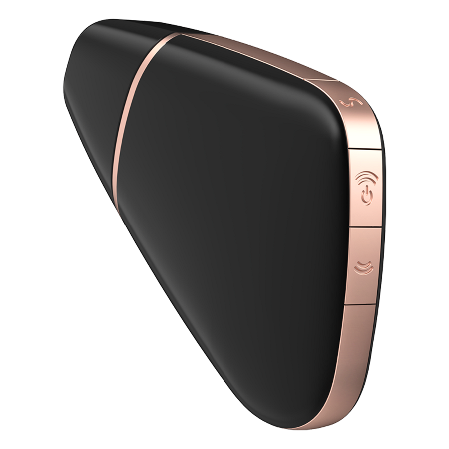 SATISFYER - WHITE LOVE TRIANGLE STIMULATOR AND VIBRATOR