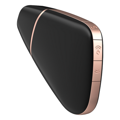 SATISFYER - WHITE LOVE TRIANGLE STIMULATOR AND VIBRATOR