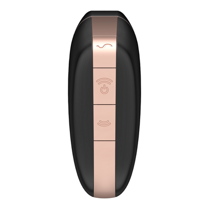SATISFYER - LOVE TRIANGLE AIR PULSE STIMULATOR & VIBRATOR WHITE - 2