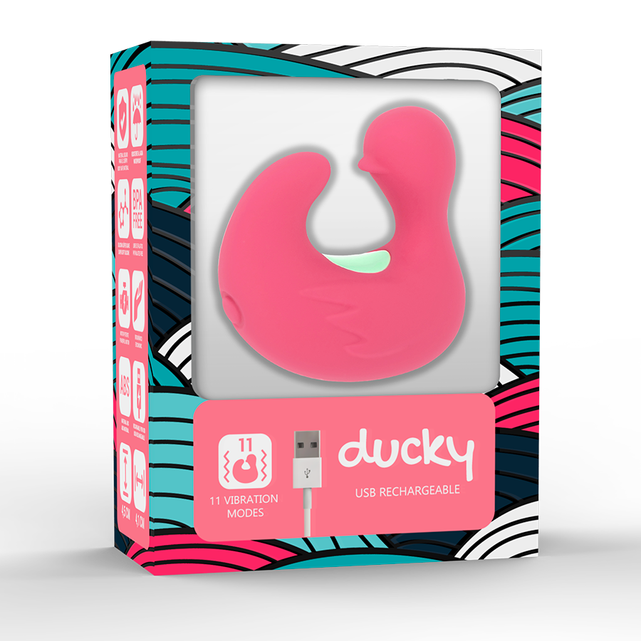 HAPPY LOKY - DUCKYMANIA RECHARGEABLE SILICONE STIMULATOR FINGER - 4