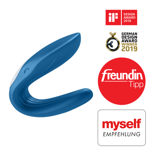 SATISFYER - PARTNER TOY WHALE VIBRATOR STIMOLANTE ENTRAMBI I PARTNER EDIZIONE 2020 - Secretroomsexyshop