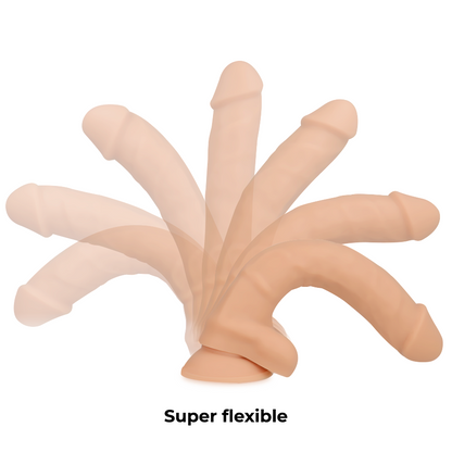 COCK MILLER - ARTICULATED REALISTIC SILICONE DILDO FLESH DENSITY 18 CM