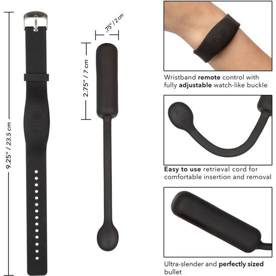 CALEXOTICS - WRISTBAND REMOTE PETITE BULLET - 2